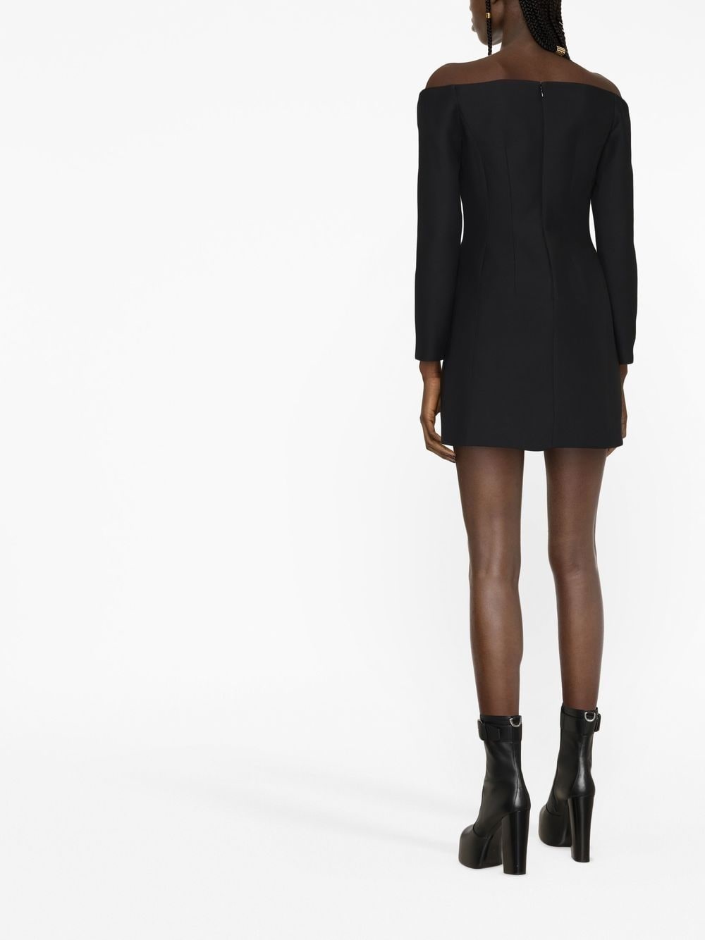 off-shoulder minidress - 6