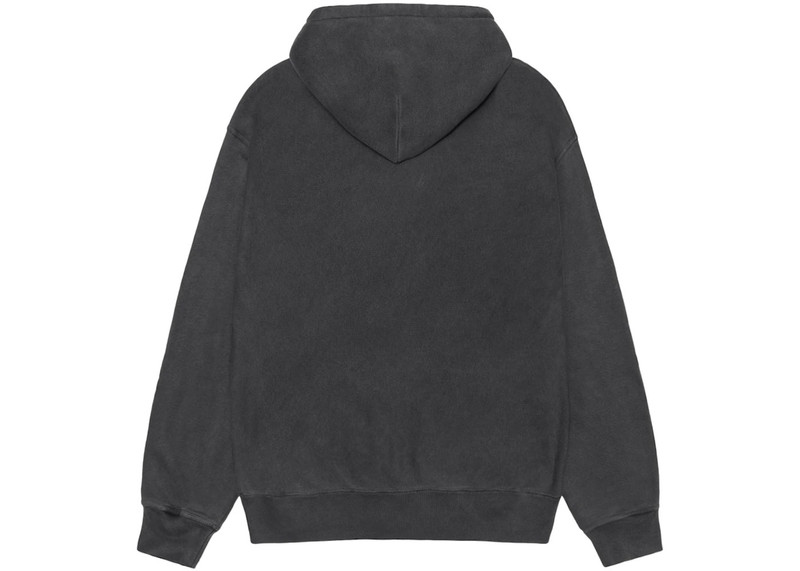 Stüssy Stussy Rasta Lion Zip Pigment Dyed Hoodie Black outlook