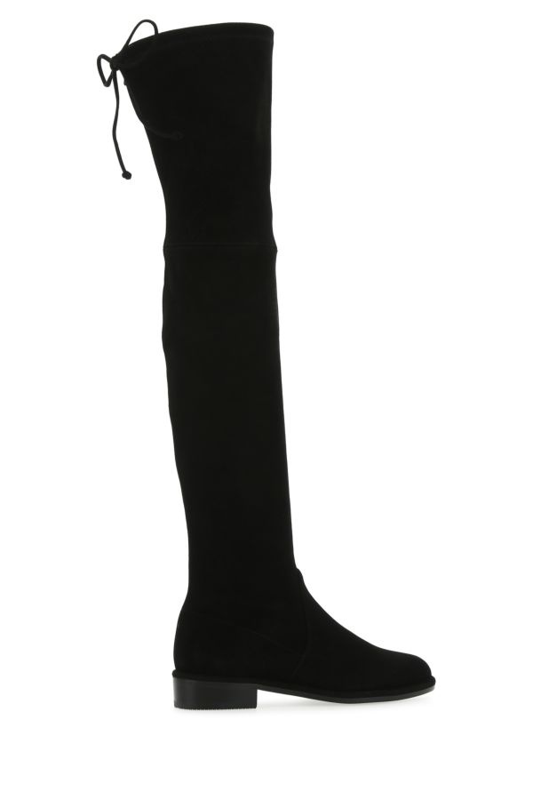 Black suede Lowland boots - 3