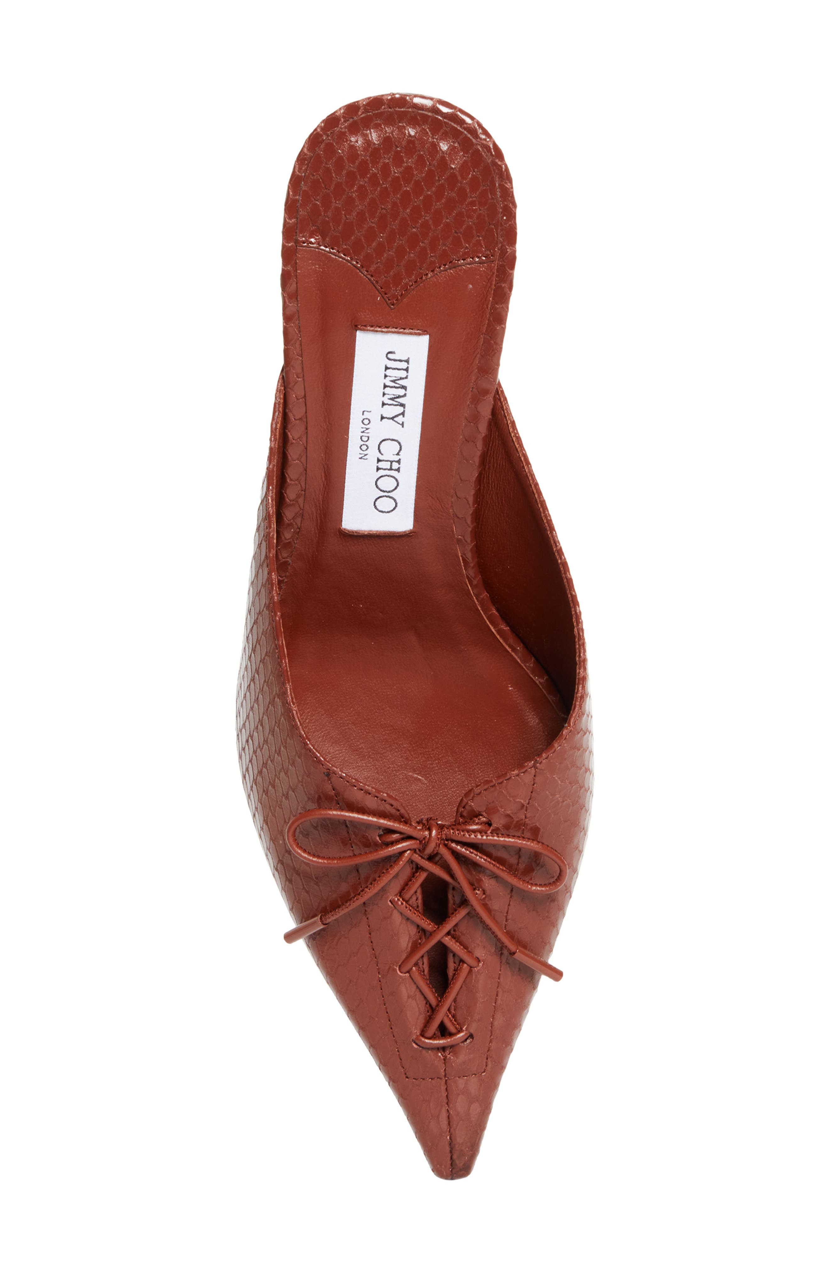 Jimmy Choo Scarlett Pointed Toe Mule in Cognac at Nordstrom - 5