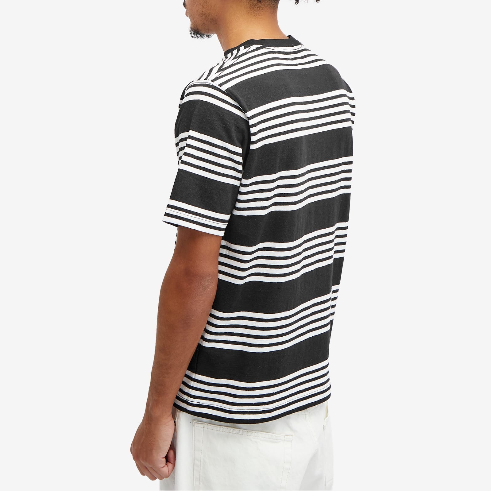 Beams Plus Nep Stripe Pocket T-Shirt - 3