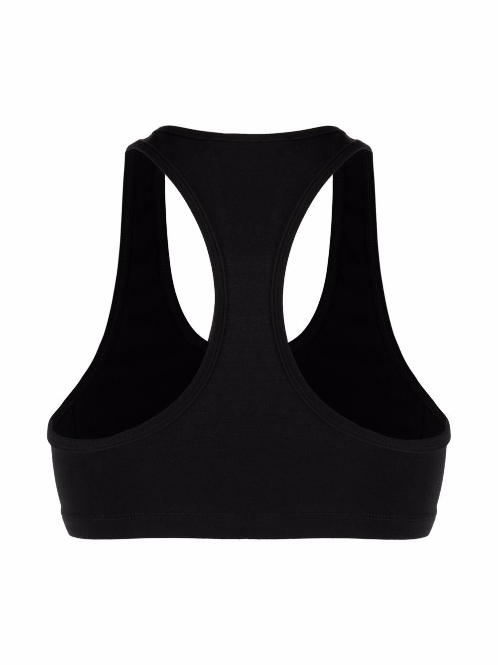 side logo-print sports bra - 2