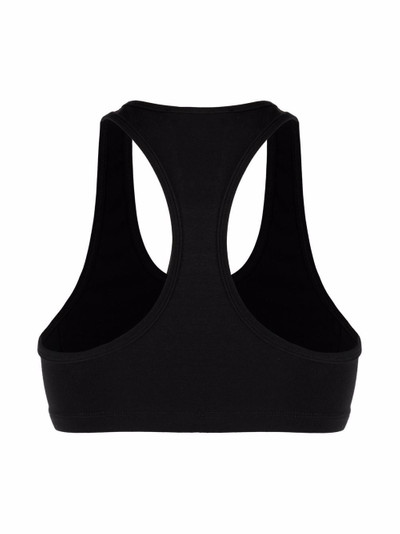 DSQUARED2 side logo-print sports bra outlook