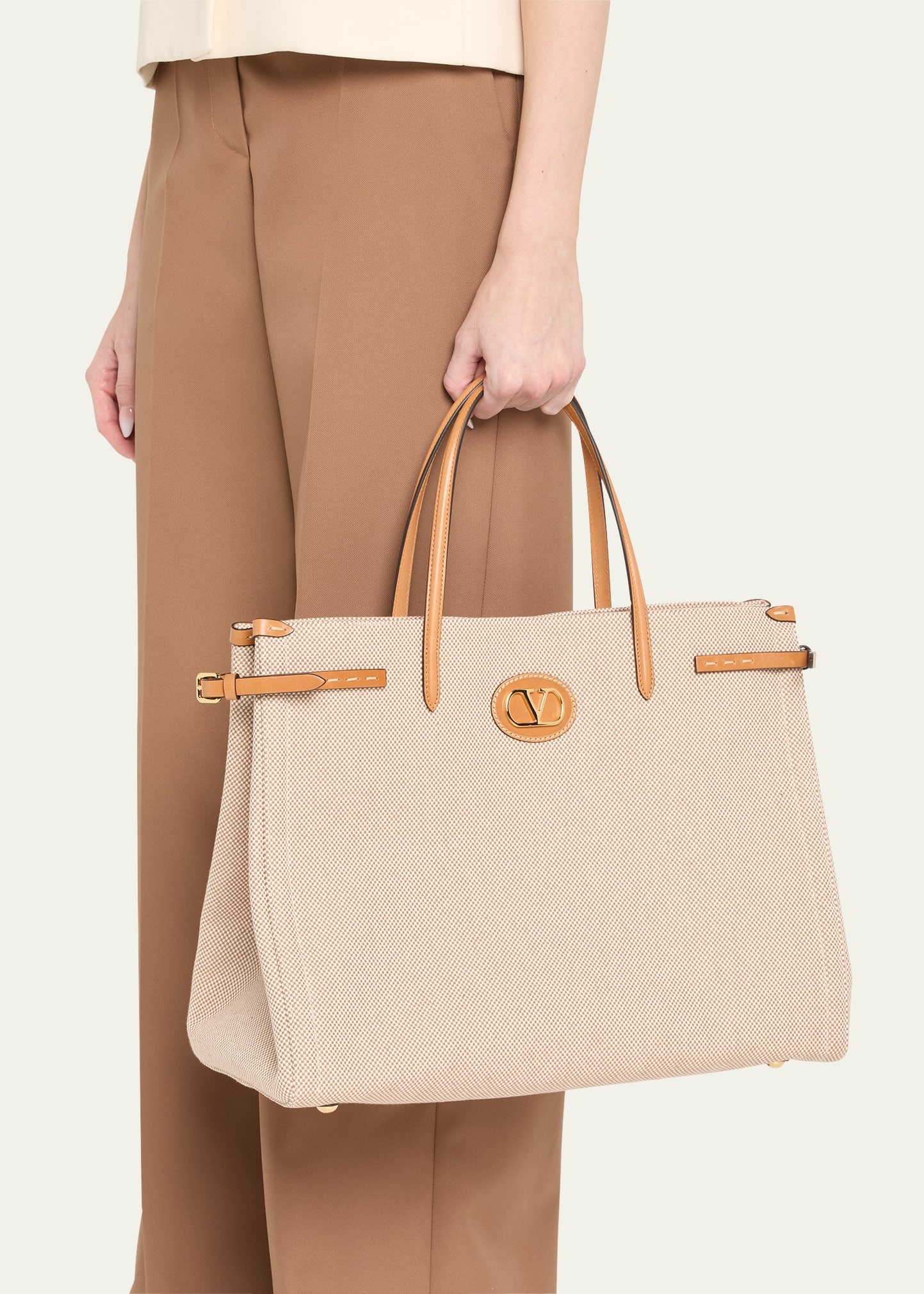 Antibes Large Canvas Tote Bag - 2