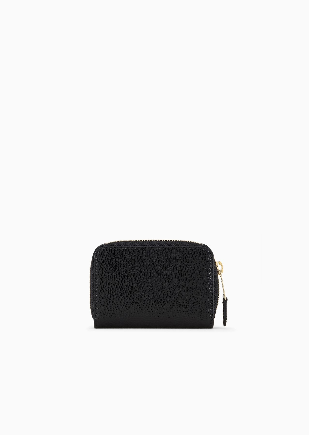 La Prima card holder in pebbled patent leather - 2