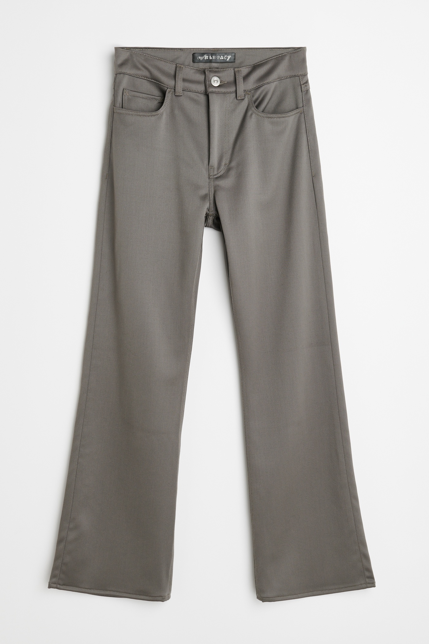 Boot Cut Mole Grey Exquisite Wool - 8