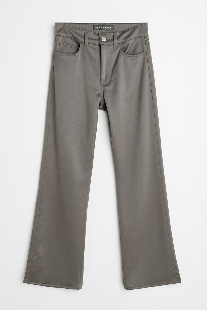 Boot Cut Mole Grey Exquisite Wool 8