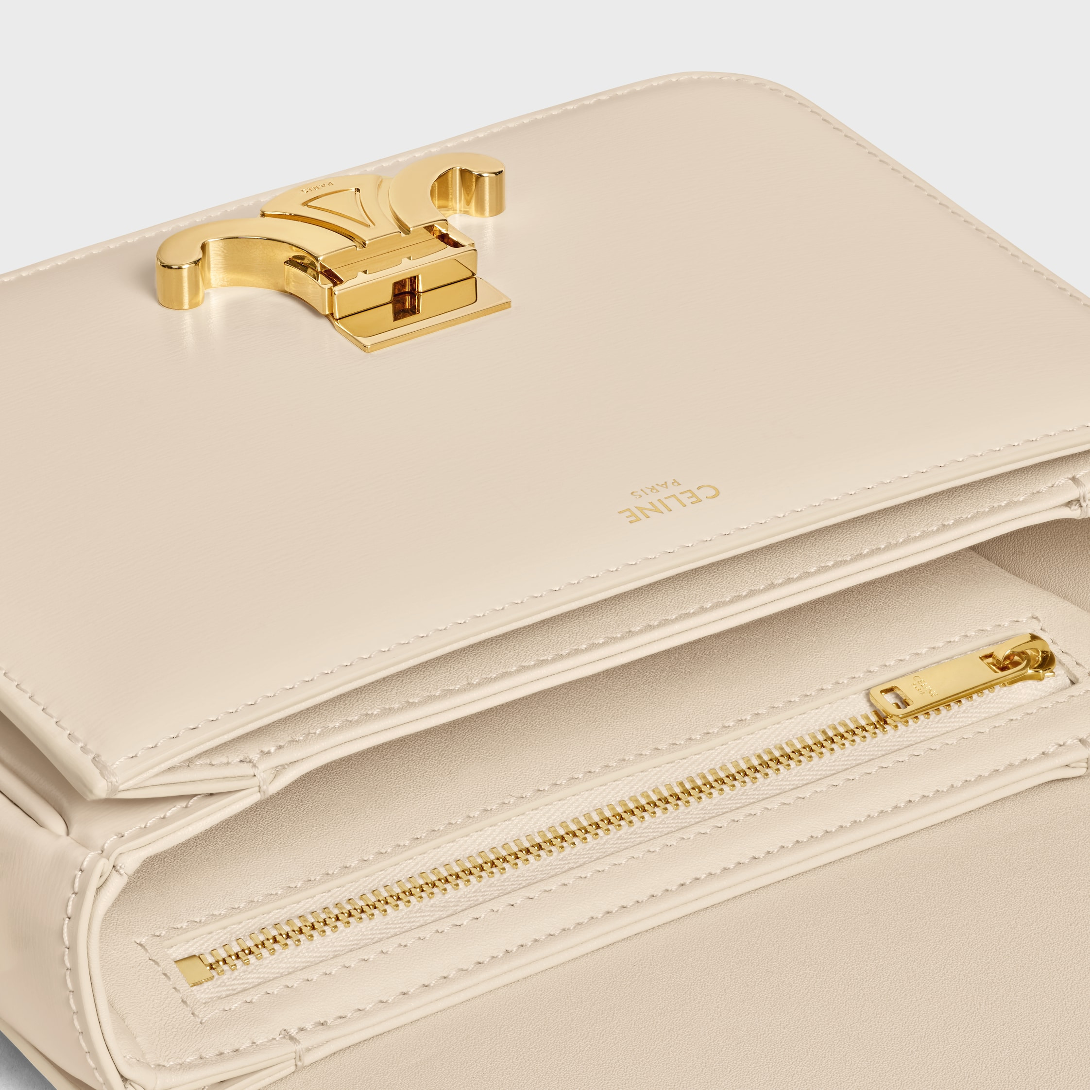 TEEN TRIOMPHE BAG IN shiny calfskin - 5