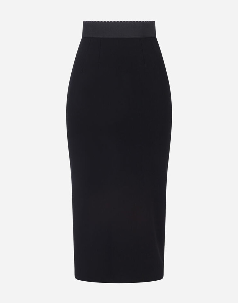 Jersey calf-length pencil skirt 3