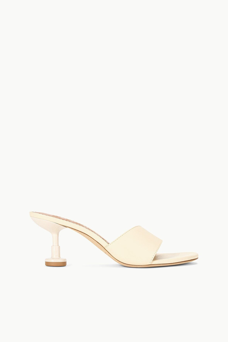 STAUD GARDENER KITTEN HEEL CREAM 1