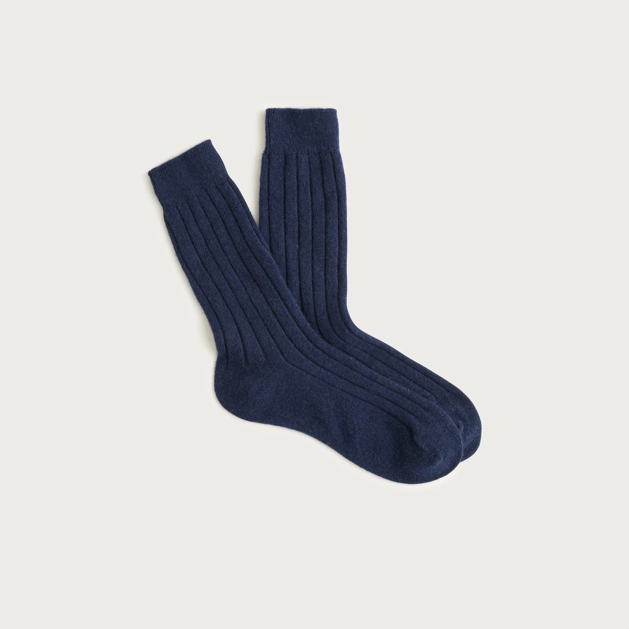 Ribbed cashmere-blend socks - 1