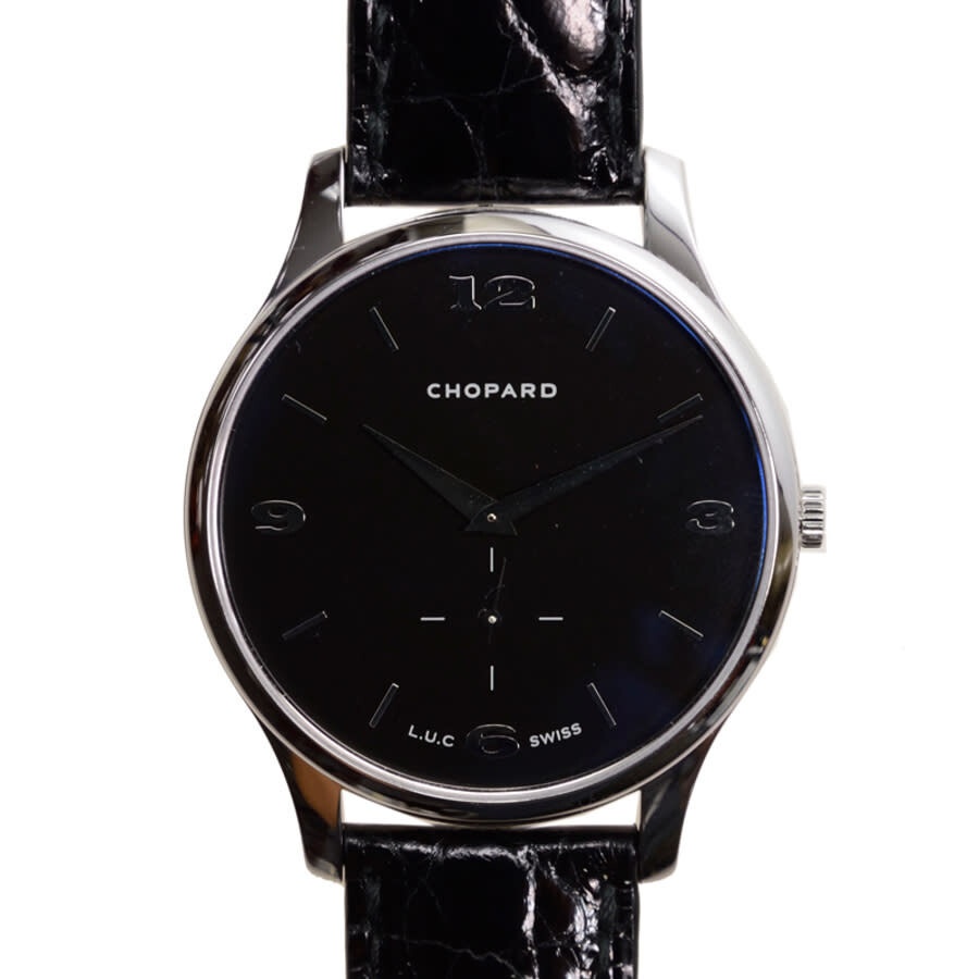 Chopard L.U.C XPS Automatic Black Dial 18 kt White Gold Men's Watch 161920-1001 - 1