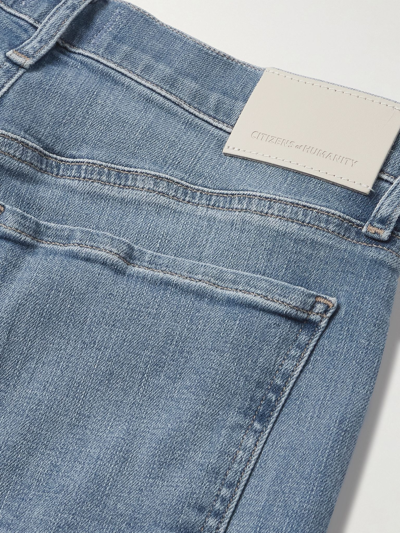 Lyra Long mid-rise wide-leg jeans Light denim - 6