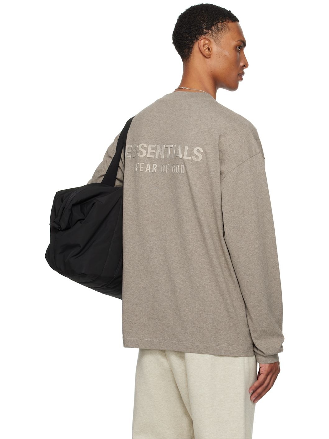 Brown Classic Fit Long Sleeve T-shirt - 3