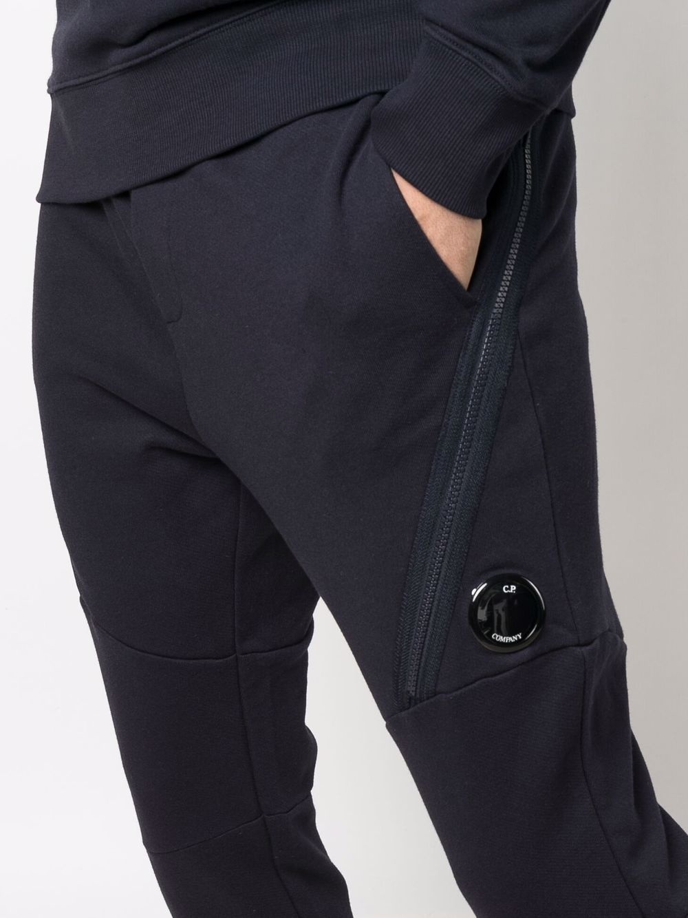 Lens-detail tapered track pants - 5