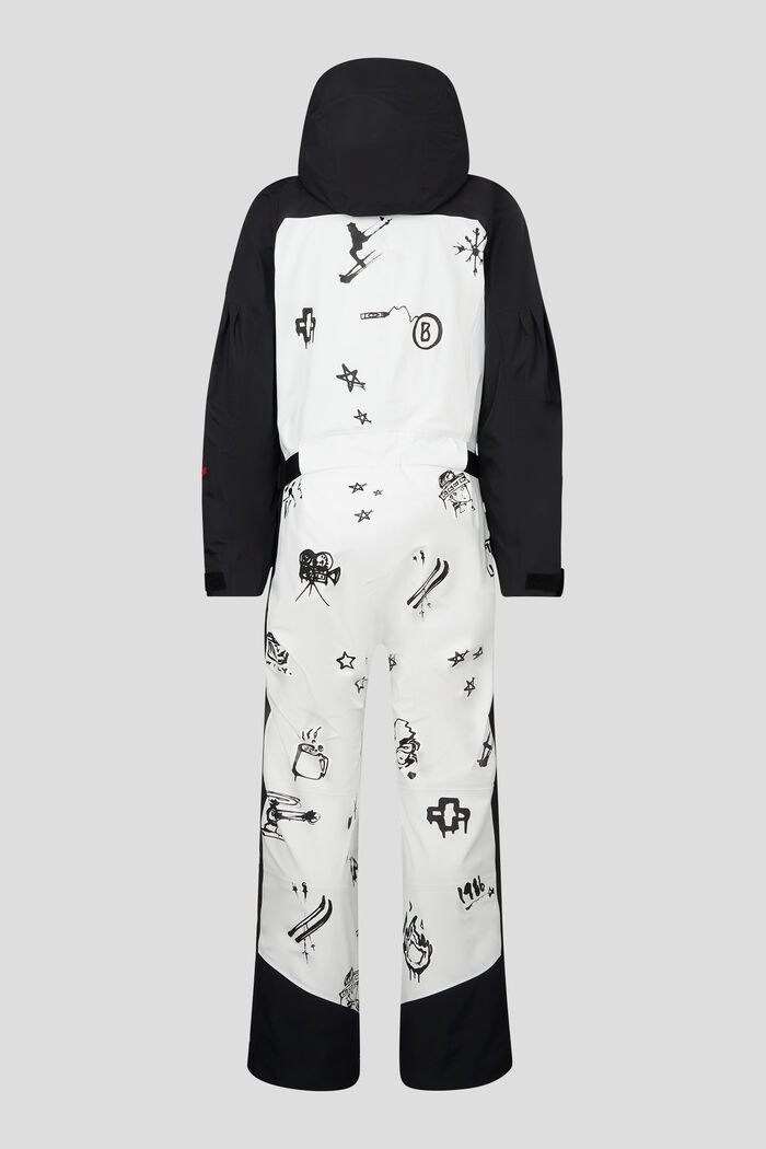 Fioma Ski overalls in Black/White - 8