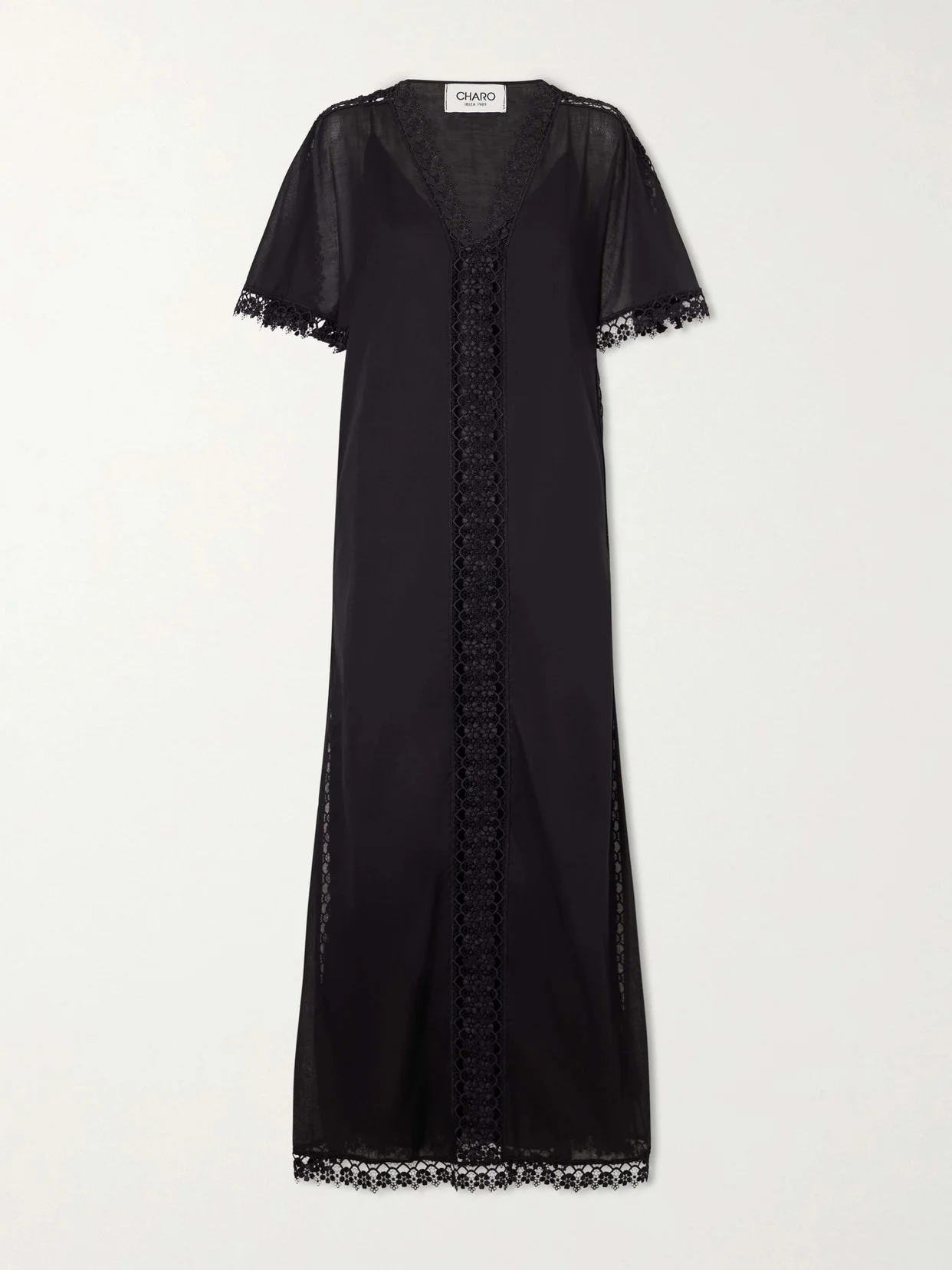 Embroidered Cotton-blend Coverup - 1