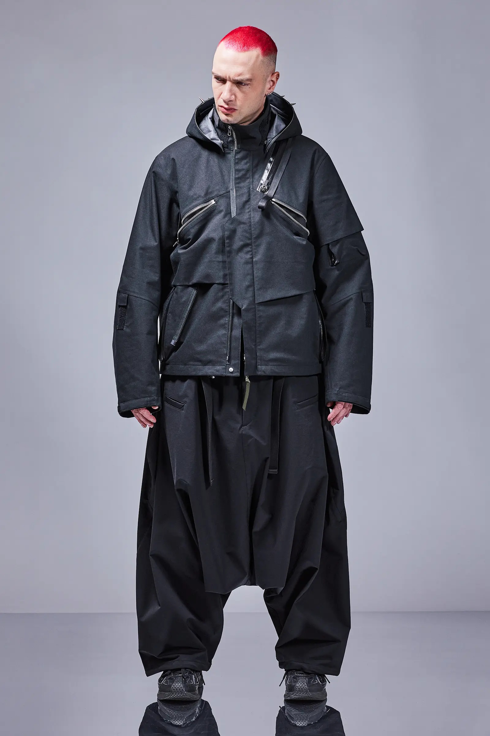 J1WB-BQ 3L Interops Jacket Black - 51
