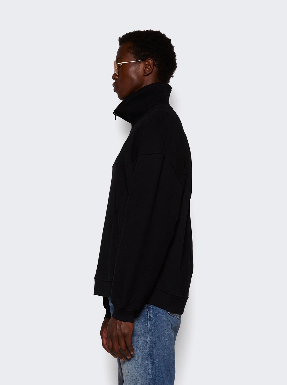 Half-zip Sweatshirt Black - 4