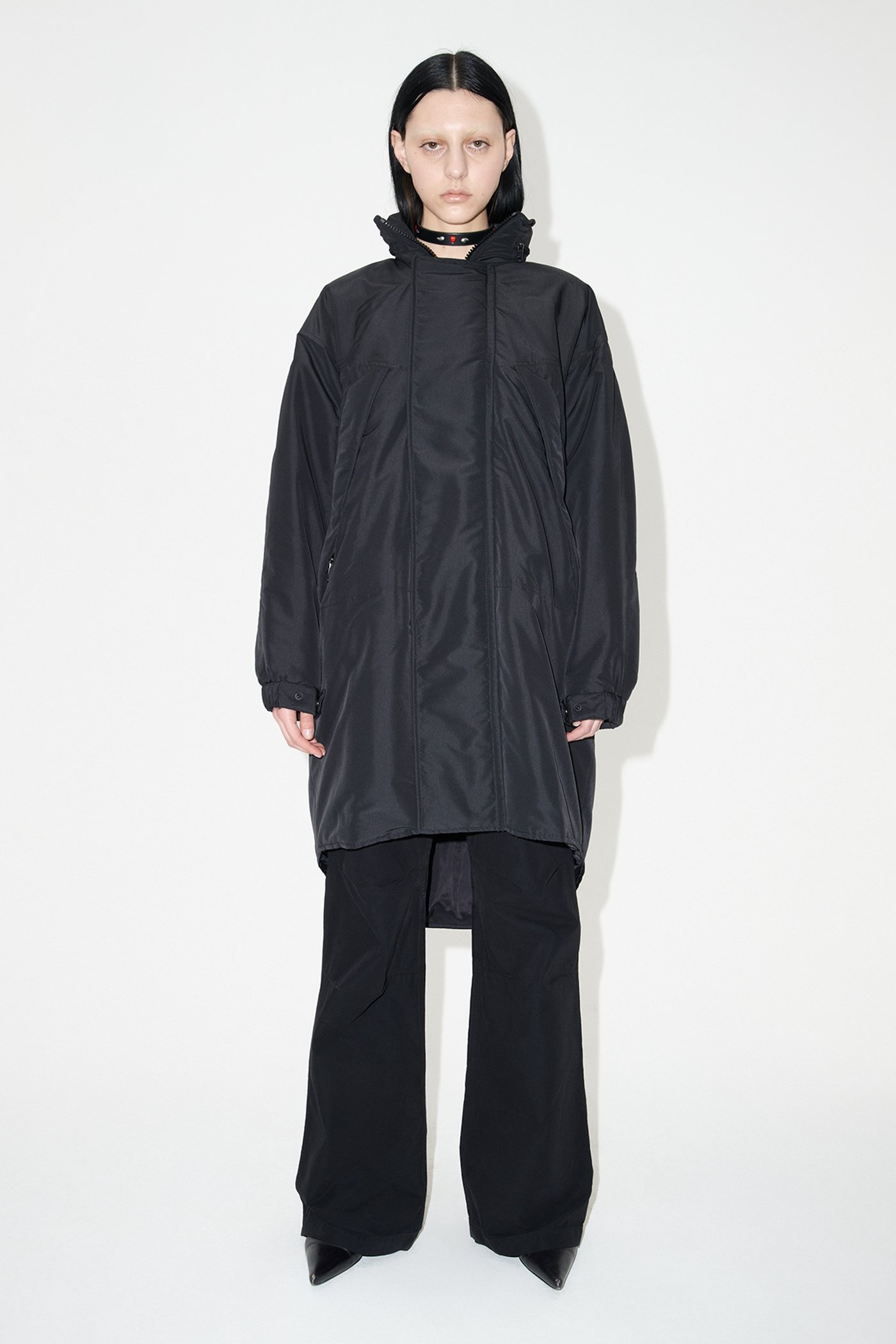 Asena Parka Black Recycled Poly - 2