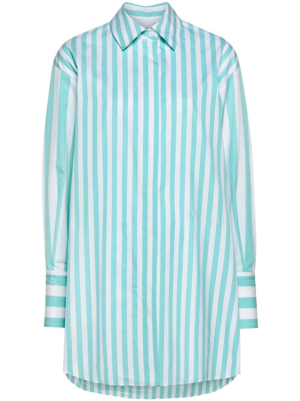 Iconic striped shirtdress - 1