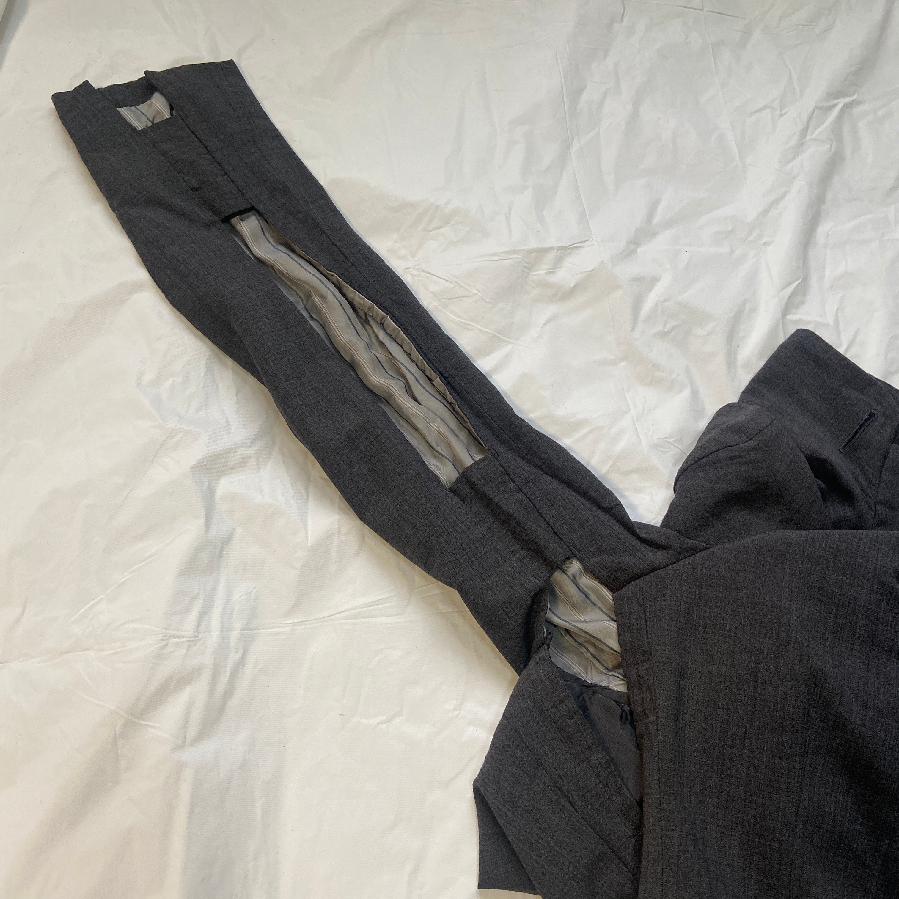 Comme des garçons Homme plus cut-out wool long coat S - 13