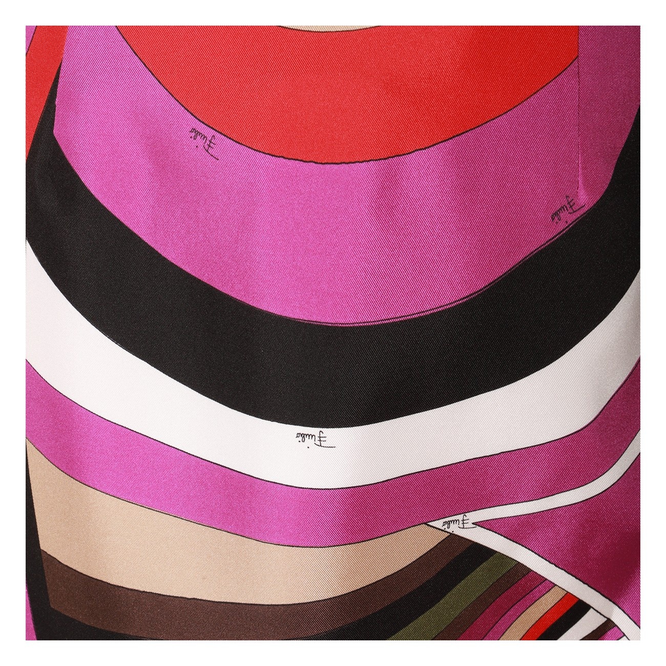 multicolor silk skirt - 3