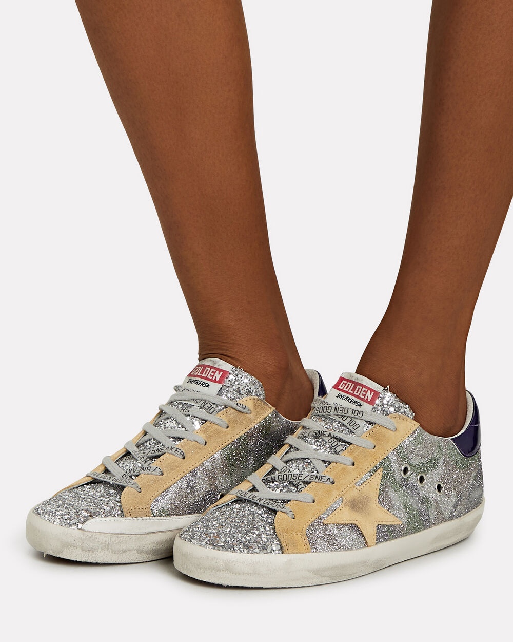 Superstar Camo Glitter Low-Top Sneakers - 2