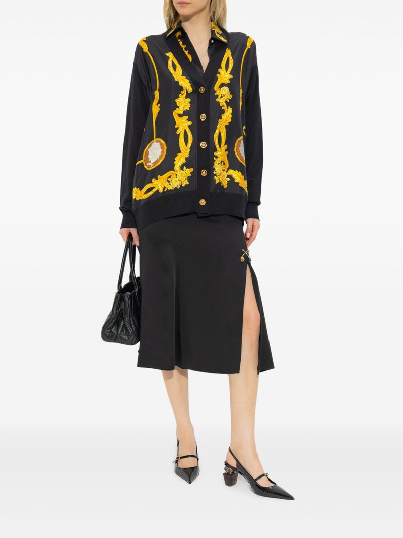 VERSACE wool-silk cardigan outlook
