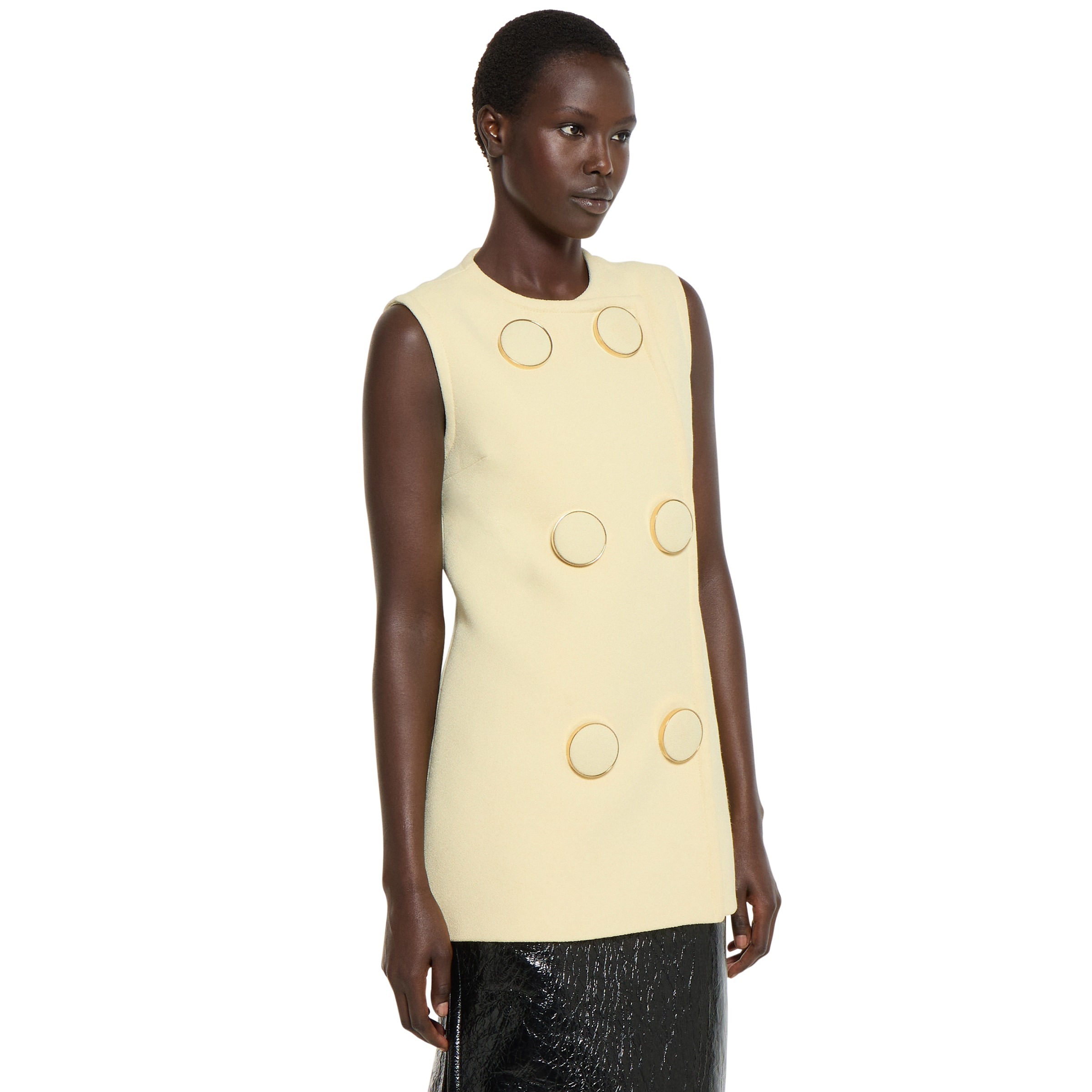 Vest with maxi buttons - 3
