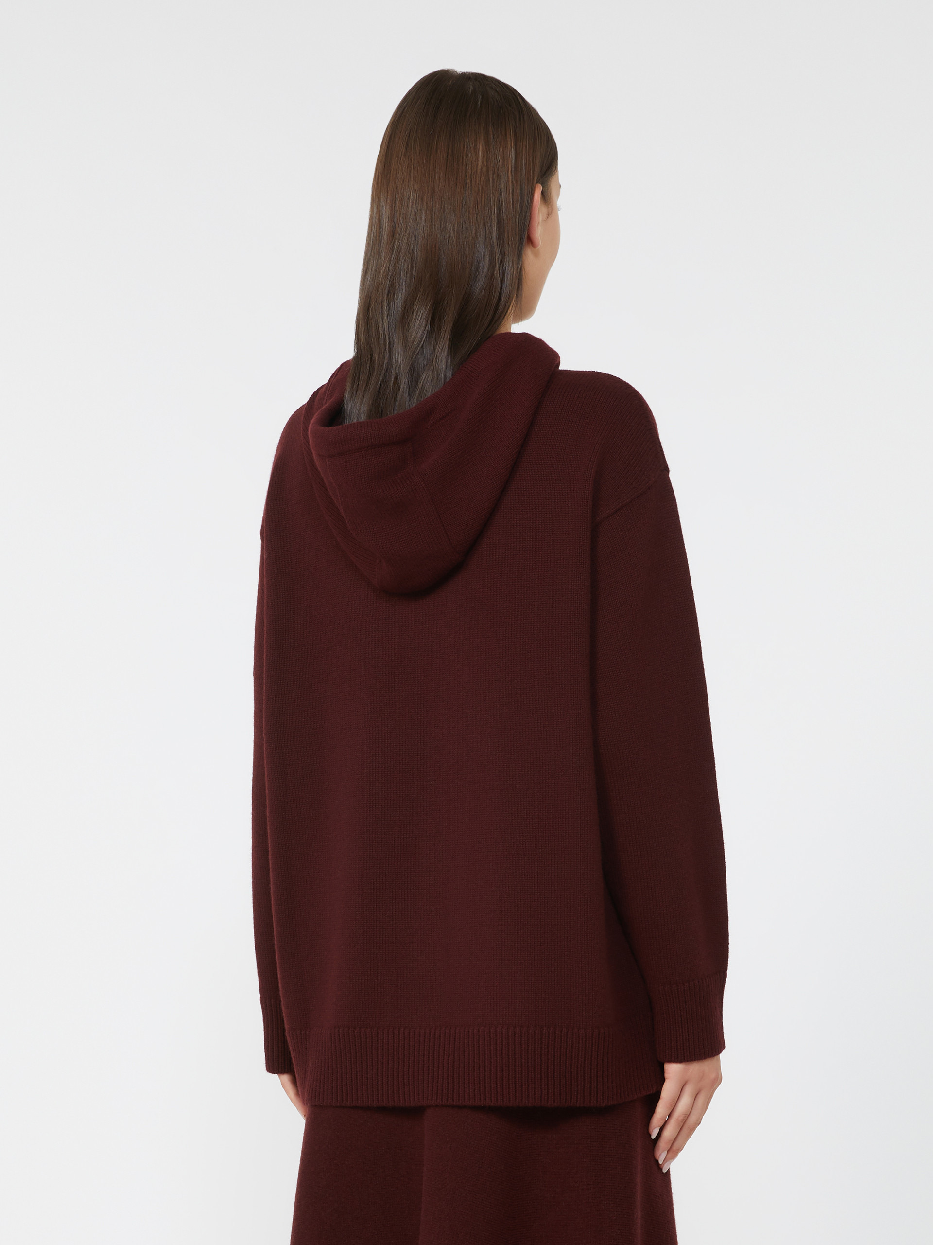 LIANA Wool and cashmere hooded sweatshirt - 4