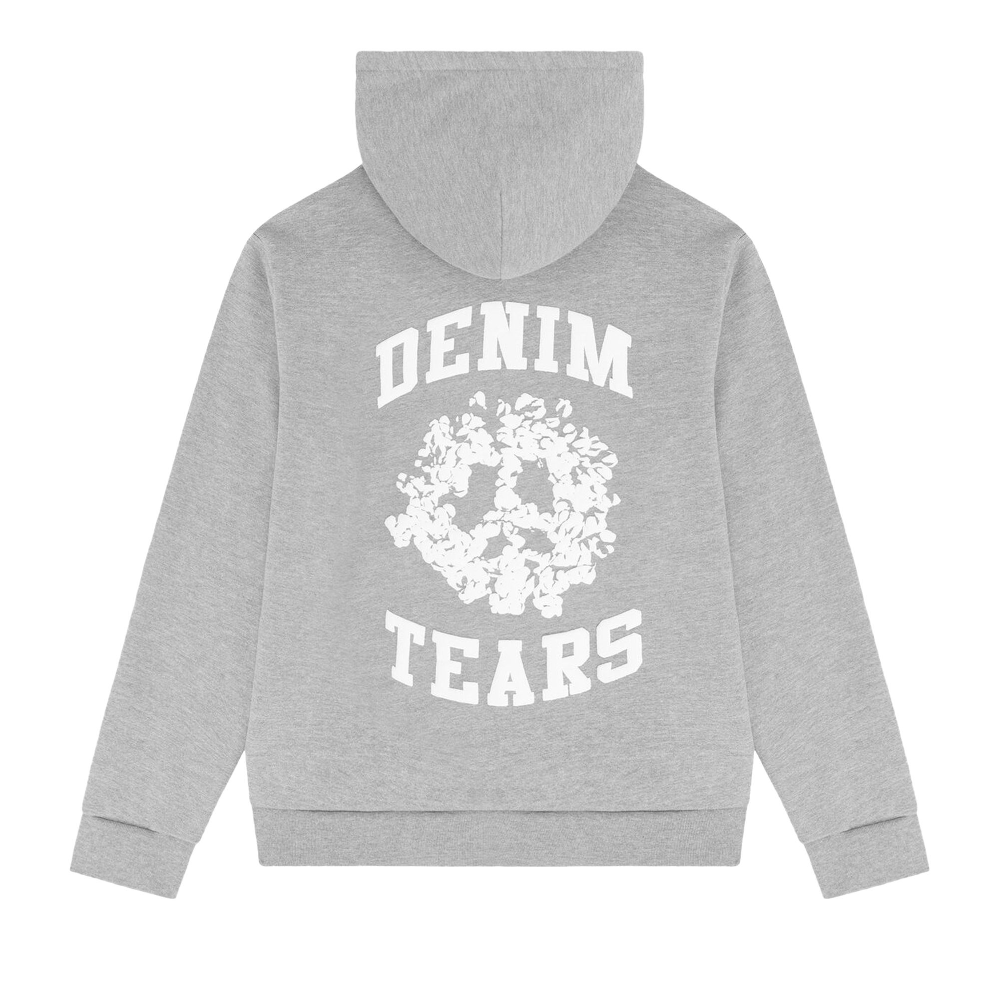 Denim Tears University Zip Hoodie 'Grey' - 2