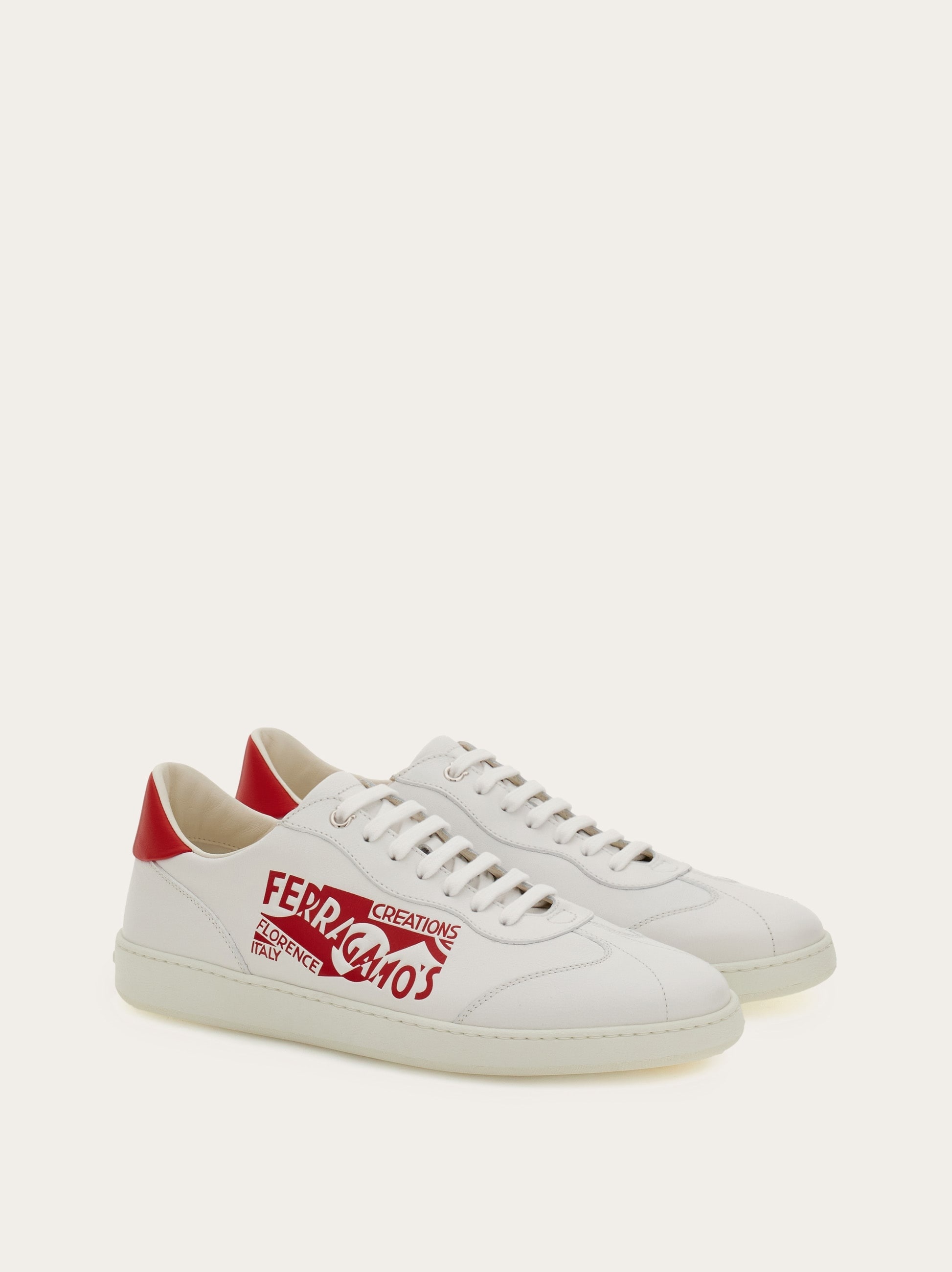 FERRAGAMO Low top sneaker with logo | REVERSIBLE