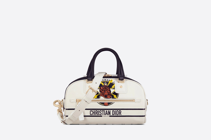 Small Dior Vibe Zip Bowling Bag 1