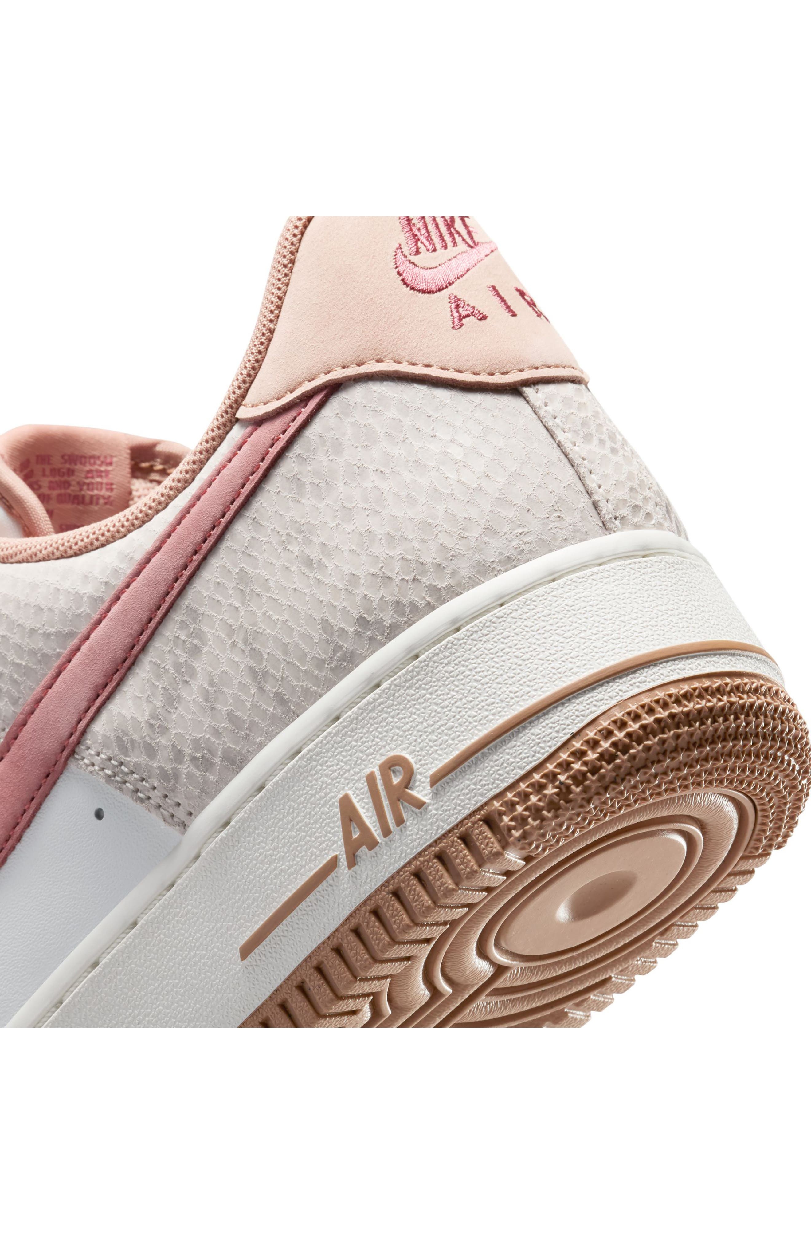Nike Air Force 1 '07 LV8 Basketball Sneaker in Summit White/Canyon Rust at Nordstrom - 8