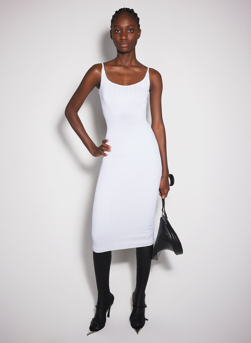 white sculpting knit dress 5