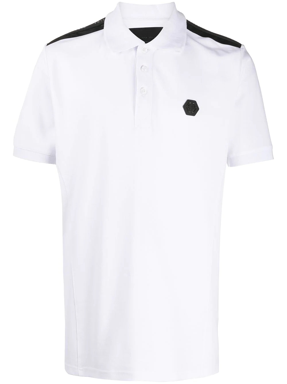 Institutional logo patch polo shirt  - 1