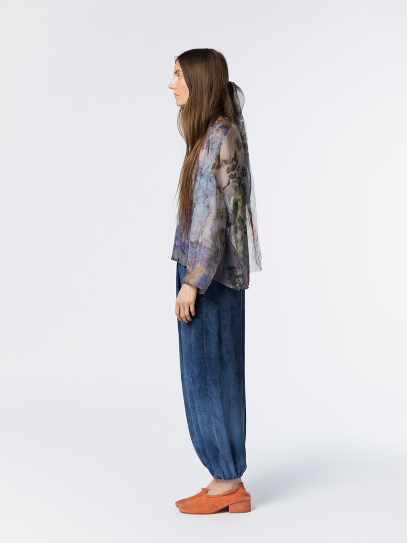 CHIFFON SILKSWEATER - PRINT R 4