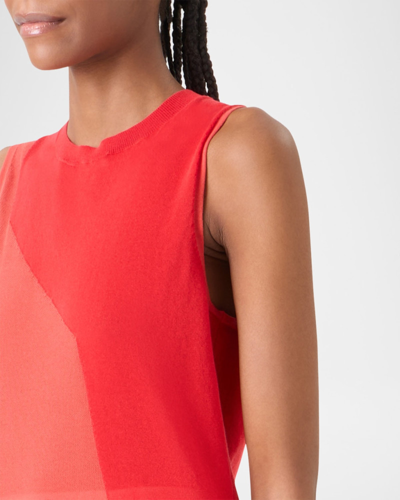 High Plains Cotton-Silk Sleeveless Sweater 5
