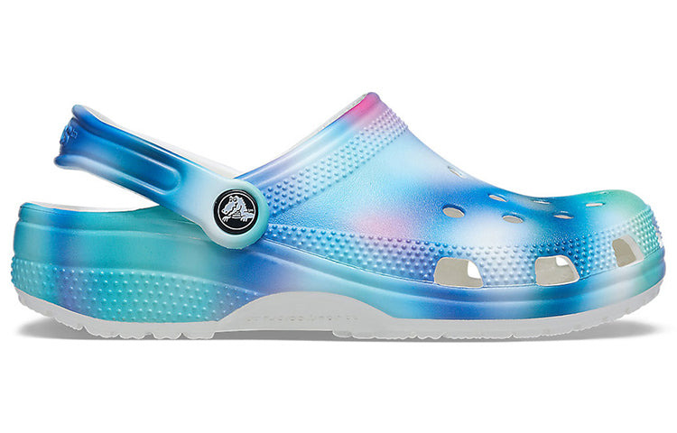 Crocs Colorful Crocs Beach Unisex Multi-Color White Sandals 207556-94S - 3