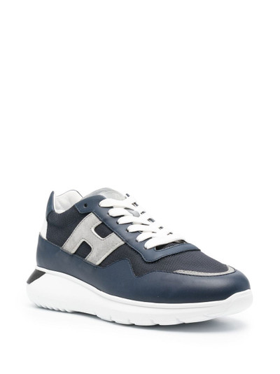 HOGAN panelled lace-up sneakers outlook