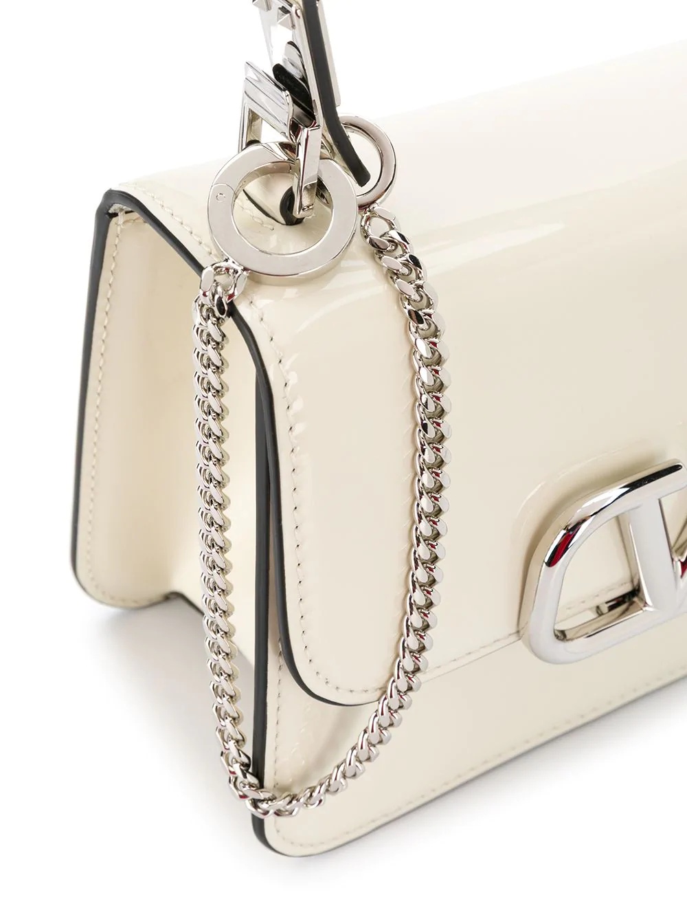 VLOGO chain-detail shoulder bag - 4