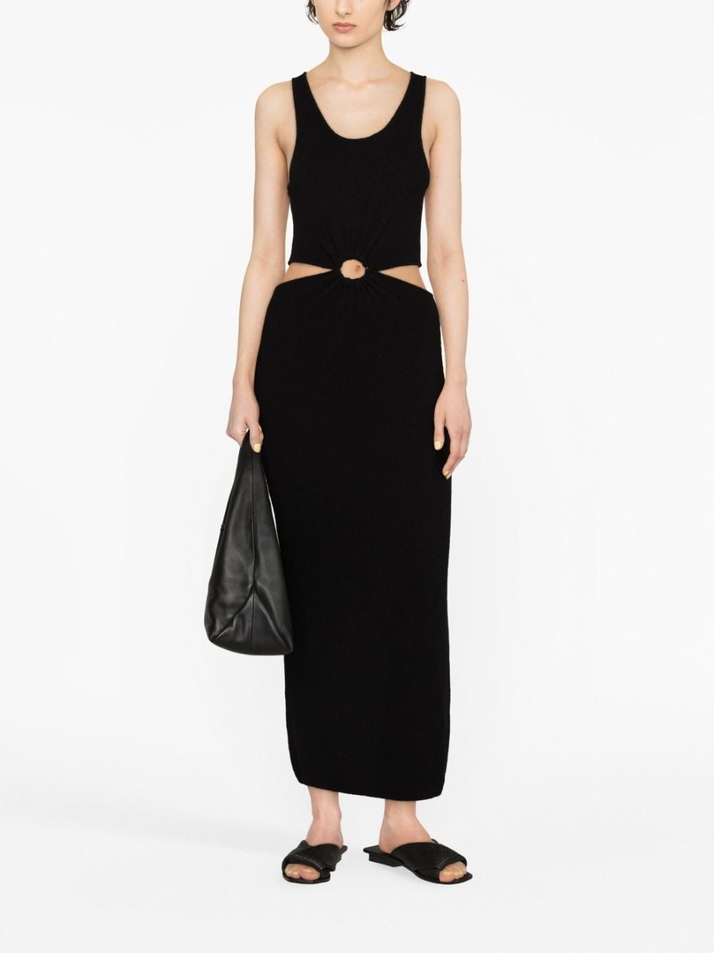 cut-out terrycloth dress - 2