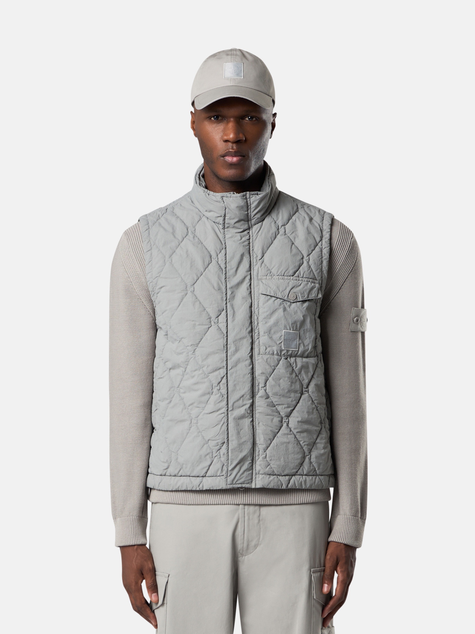 G100011 NYLON SMERIGLIATO WITH PRIMALOFT®-TC_STONE ISLAND GHOST - 2