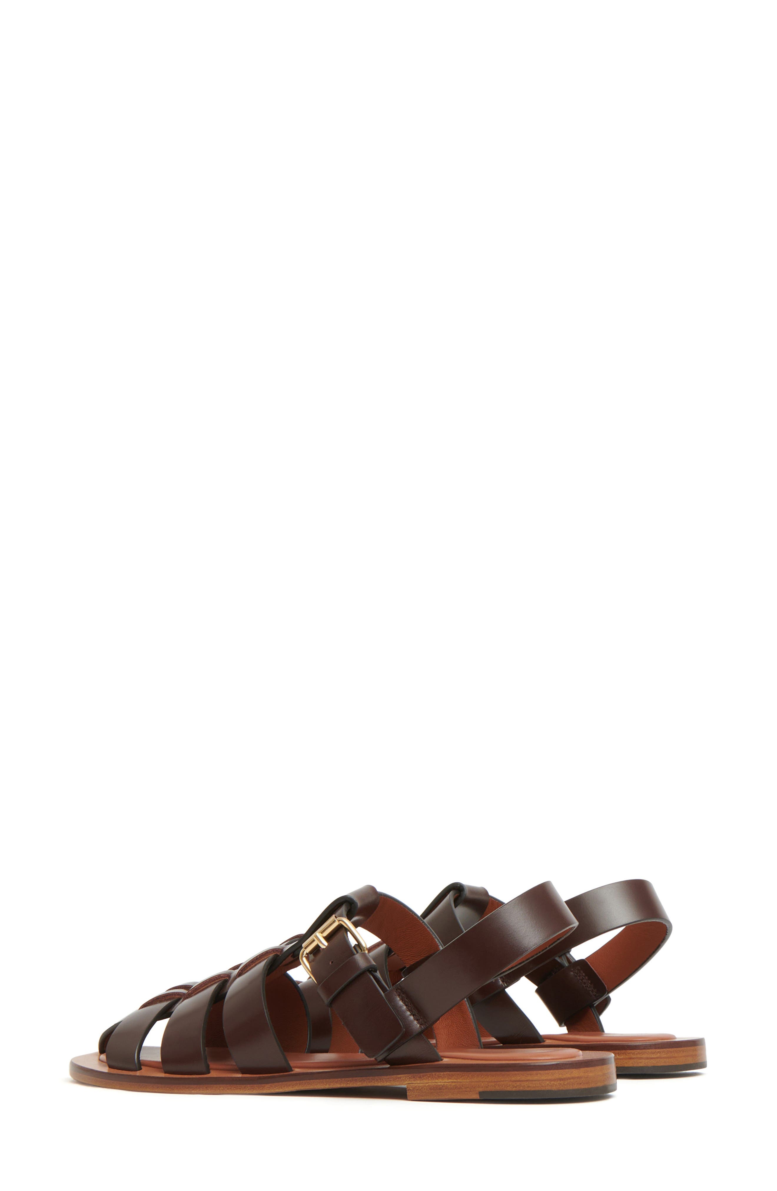 Mansur Gavriel Slingback Fisherman Sandal in Chocolate at Nordstrom - 2
