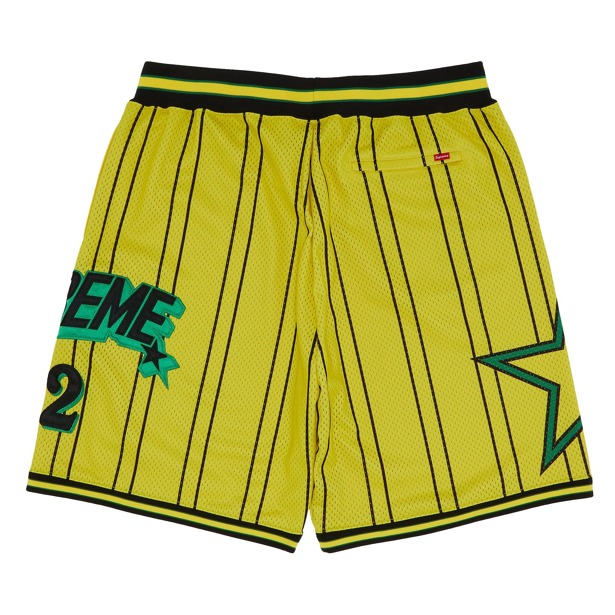 Supreme Star Basketball Short 'Yellow' - 2