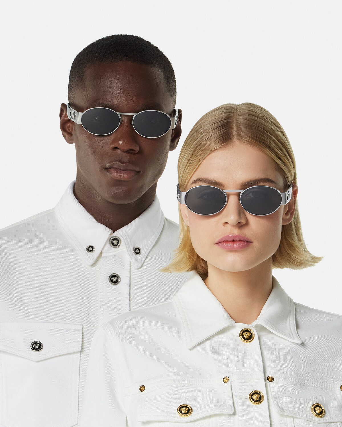 Medusa Deco Oval Sunglasses - 4