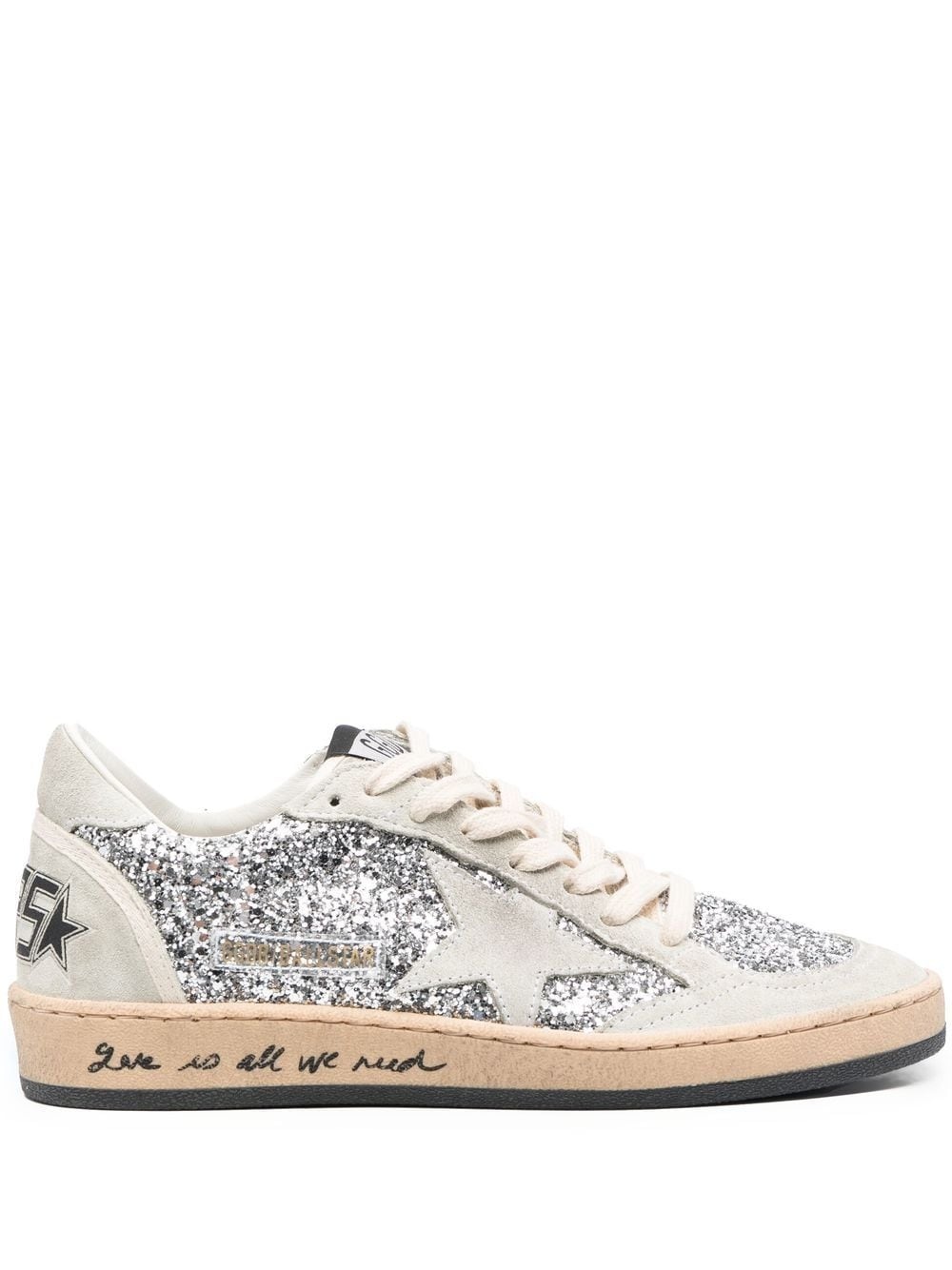 Ball-Star glitter low-top sneakers - 1