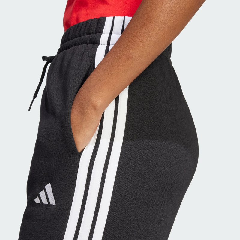 Essentials 3-Stripes Open-Hem French Terry Pants 7