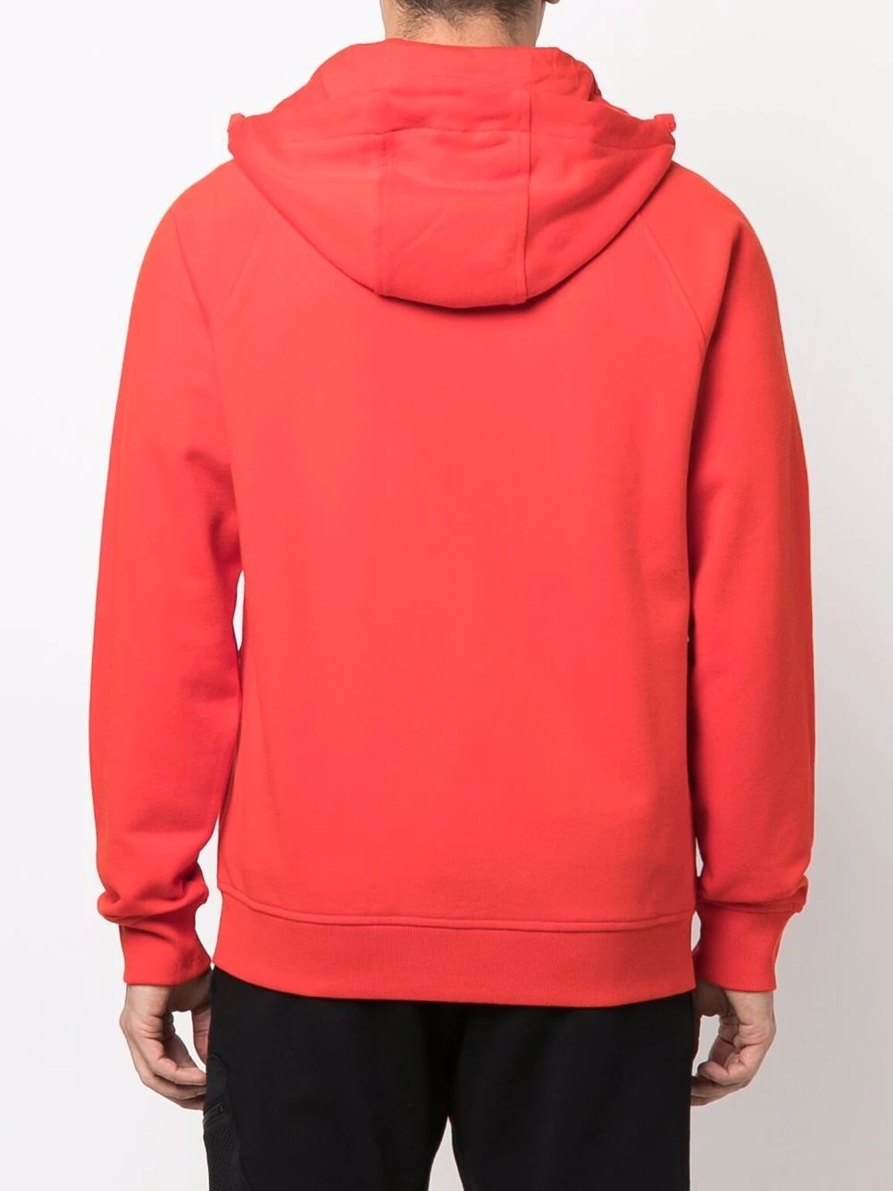 logo zipped hoodie - 4